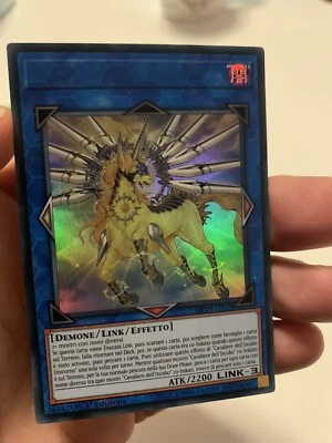 Yugioh  Knightmare Unicorn Mp19-en028 Ultra İtalian misprint hot! - Image 1 of 4