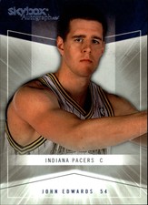 2004-05 Skybox Autographics Pacers Basketball Card #93 John Edwards Rookie