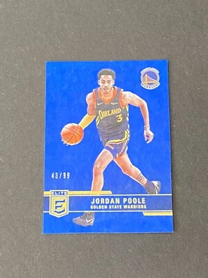 Jordan Poole  2021-22 Donruss Elite #ed 43/99 - Image 1 of 4