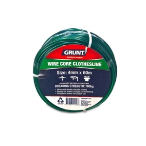 GRUNT 4mm x 60m Green Clothesline Wire - Picture 1 of 1