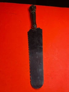 WEB STERLING SILVER HANDLED SERVING CAKE KNIFE STAINLESS BLADE - Picture 1 of 3