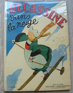 BECASSINE DANS LA NEIGE PINCHON GAUTIER LANGUEREAU Re. 1950 TBE - Imagen 1 de 1