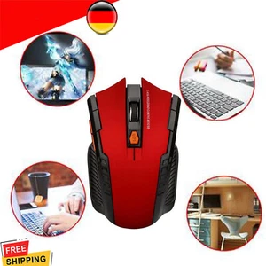 Maus Kabellos USB Wireless-Mouse Computer Notebook Laptop Funkmaus PC - Afbeelding 1 van 6