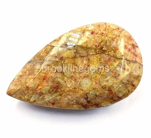 Piedra preciosa suelta corte pera facetada berilo amarillo 1425 quilates certificado natural 25S - Imagen 1 de 8