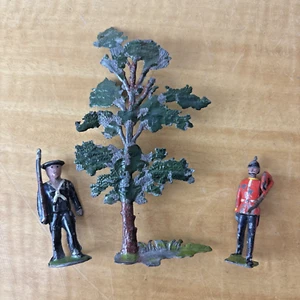 RARE Britains Boy Scout Lead Figurines Set of 3 - Picture 1 of 9