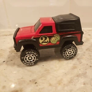 1984 Red BUDDY L TRUCK with camper #2 dice ab - Picture 1 of 4