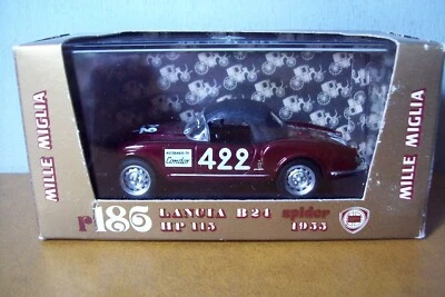 1/43 BRUMM R186 LANCIA B24 SPIDER HP 115 1955 MILLE MIGLIA #422 Foto 1 de 4