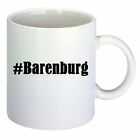 Kaffeetasse #Barenburg Hashtag Raute Keramik Hhe 9,5cm in Wei