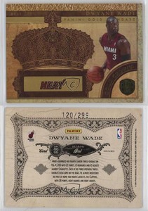 2010-11 Panini Gold Standard Gold Crowns /299 Dwyane Wade #22 HOF
