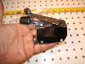 Volvo 1974 142 Coupe LEFT rear D window lock unlock chrome 1 Assembly,680427 - Bild 1 von 12