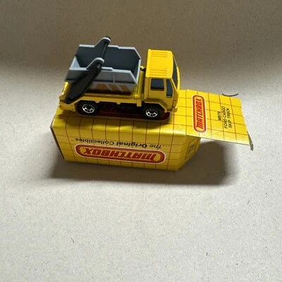 Matchbox Ford Cargo Skip Truck Yellow 1986 1:72 Vintage Macau - Image 1 of 4
