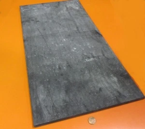 Buna Rubber Sheet, SBR, Black, 3/8" x 12" Width x 24" Length, 75A, 700 PSI - Picture 1 of 11