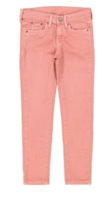 NUEVO Niñas JEANS ROSA CORAL Ajustados PIXLETTE £50 PEPE Jeans. 8 años y 10 años Foto 1 de 4