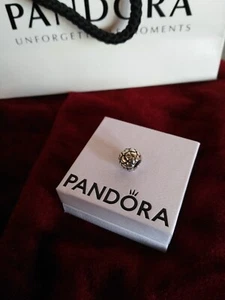 Pandora Moments Charm Kugel " All over Heart " ALE 925 gepunzt - Bild 1 von 4