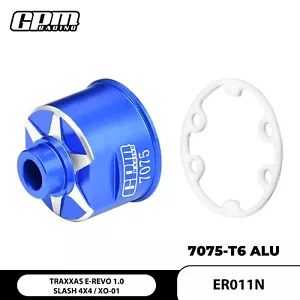 GPM Alloy 7075 Front/Rear Diff Case TRAXXAS E-Revo Slash XO-01 Hoss Rustler Jato - Picture 1 of 12