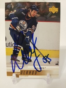 Igor Ulanov auto 2000-2001 Upper Deck card h1991