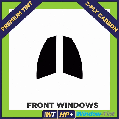 Para Jaguar XF 4 puertas berlina 2015+ carbono precortado ventana tinte delantero premium HP+ Foto 1 de 4