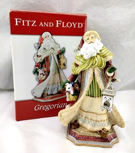 FITZ & FLOYD Gregorianischer Weihnachtsmann Figur Holiday Musical Stille Nacht 2005 - Bild 1 von 10