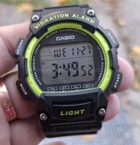 Casio Super Illuminator Herren Quarz Vibrationsalarm 47mm Uhr W-735H - Bild 1 von 10