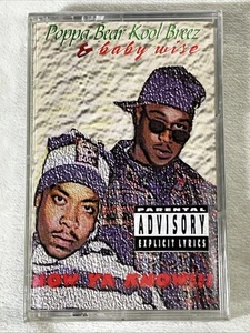 Poppa Bear Kool Breez & Baby Wise Now Ya Know New Sealed Cassette Tape 1993 THG - Picture 1 of 10