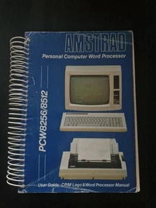 Amstrad PCW 8256/8512 Vintage User Manual User Guide - Used, Good Condition - Picture 1 of 3