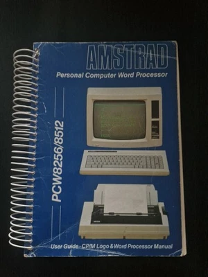 Amstrad PCW 8256/8512 Vintage User Manual User Guide - Used, Good Condition - Image 1 of 3