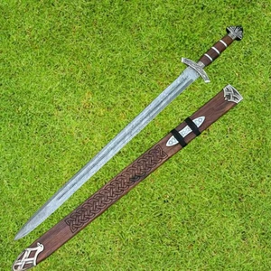Hand Forged Damascus Steel Northmen Sword, Handmade Sword. - Picture 1 of 6