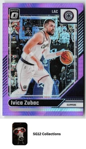 2024-25 Donruss Optic #58 Ivica Zubac Hyper Pink Prizm Los Angeles Clippers - Bild 1 von 2