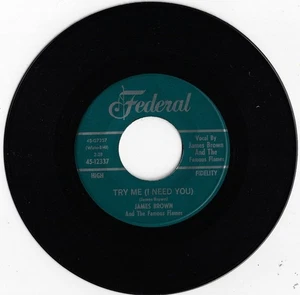 JAMES BROWN try me / tell me what i did wrong US FEDERAL 45rpm 12337_1958 - Picture 1 of 1