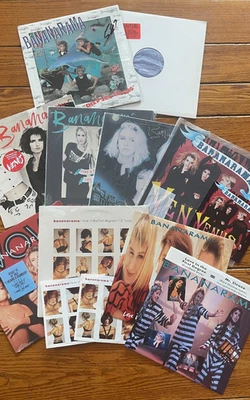BANANARAMA - Lot of (3) vinyl LP's + (7) 12" singles + (2) 45 singles. All in NM - Image 1 of 4