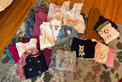 Lote De 23 Niñas Ropa Talla 6 Pequeña Otoño Invierno Corte Redondo Jerséis Chalecos Prendas para el torso  Foto 1 de 4