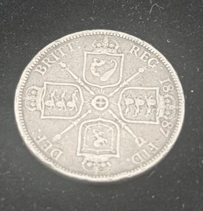 alte Münze Victoria DEI Gratia britt:Regina 1987 - Bild 1 von 2