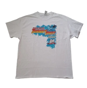 Turkey Night Grand Prix Shirt Mens Large White 98 Lap Special Ventura Raceway - Picture 1 of 13