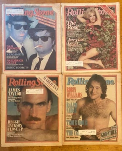 LOT OF VINTAGE ROLLING STONE MAGAZINE 1979 LOT OF 4 - Picture 1 of 1