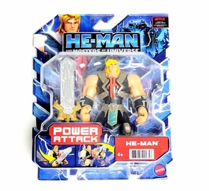 HE-MAN Action Figure Masters of the Universe Mattel Power Attack NEW SEALED - Picture 1 of 10