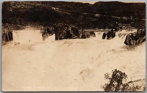Postcard Twin Falls Idaho c1938 Shoshone Falls from Smiths Ferry CDS Cancel - Bild 1 von 2