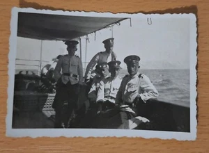 Foto Regno di Jugoslavia Cadetti Reali su nave 'Triglav' anni '30 - Foto 1 di 2