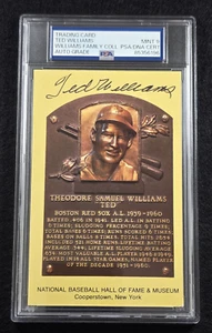 Rare TED WILLIAMS Signed HOF Postcard-BOSTON RED SOX-PSA 9 Auto - Picture 1 of 4