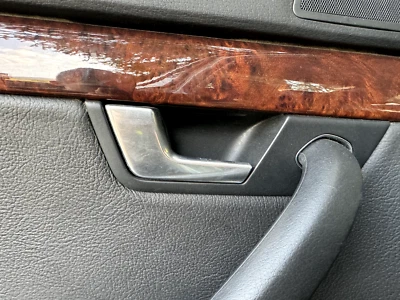 OEM 2002-2008 Audi A4 3.0 Quattro Rear Left Interior Door Handle Black 02 03 04 - Image 1 of 3