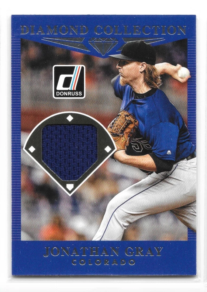 Jon Gray 2017 Donruss Diamond Collection Jersey Relic DC-JG - Image 1 of 1