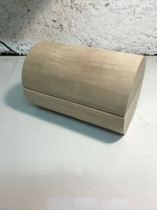 Scatola In Legno Massello Per Decoupage - Foto 1 di 3