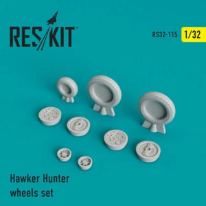 Reskit RS32-0115 - 1/32 - Hawker Hunter wheels set, scale detail model kit - Picture 1 of 12