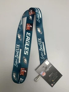 Philadelphia Eagles Super Bowl LIX NFC Champions Lanyard 1" - Picture 1 of 4
