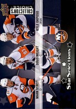 2009-10 Collector's Choice Hockey Card #219 Mark Streit/Kyle Okposo/Doug Weight