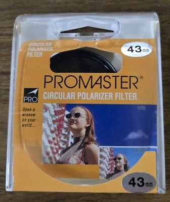 Promaster 43mm Lens Circular Polarizing Filter New - Image 1 of 2