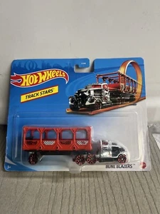 Hot Wheels Track Stars Bone Blazer Semi Red/Silver - Picture 1 of 2