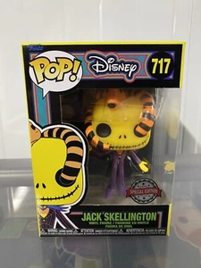 Jack Skellington Disney Special Edition Black light Funko Pop! Vinyl #717 - Picture 1 of 6