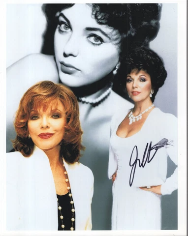 JOAN COLLINS authentic hand signed 8x10 color photo         HOLLYWOOD LEGEND Cover