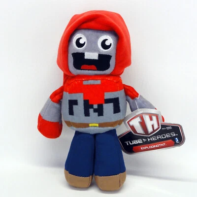 Tube Heroes Exploding TNT Plush New  2015 Jazwares Doll Stuffed Toy 8 Inch - Image 1 of 4