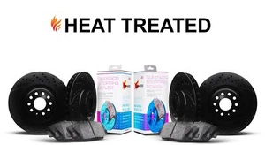 Chevrolet Silverado 2500 GMC Sierra 2500 11-19' Heat Treated HD Brake Kit F+R - Picture 1 of 6